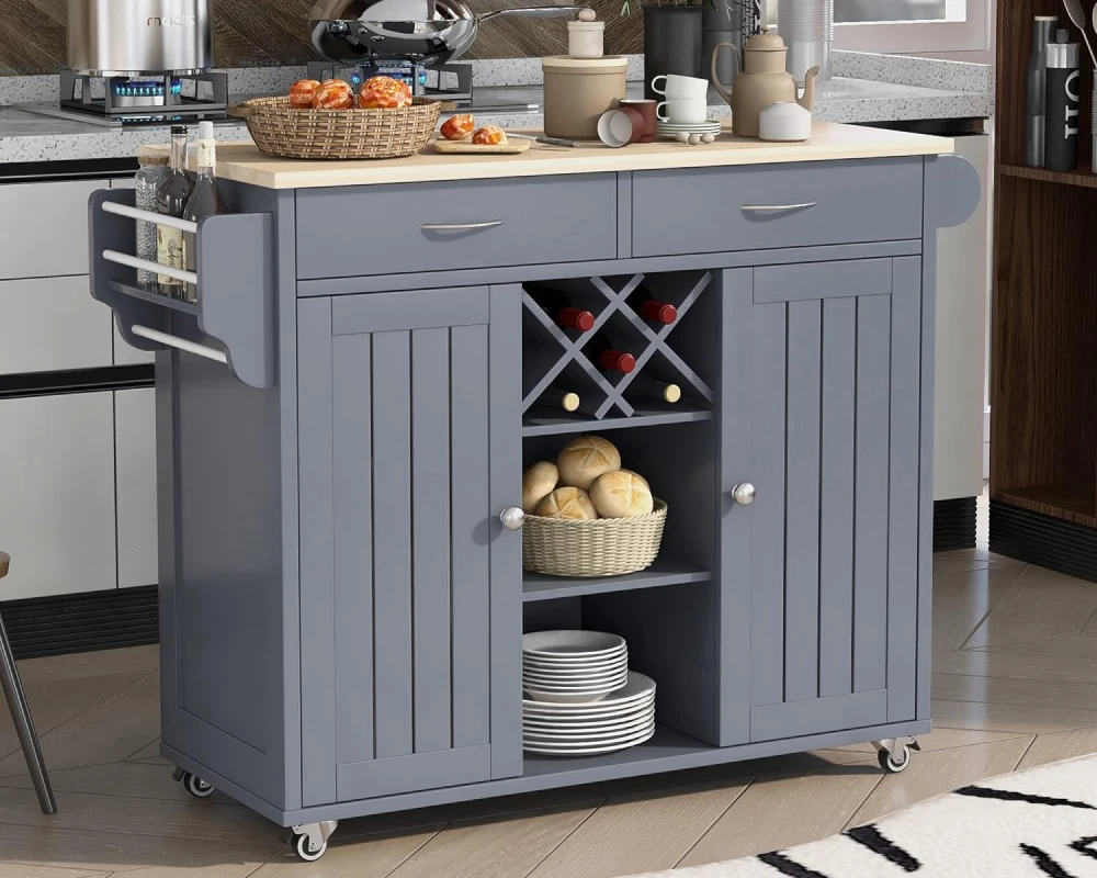 kitchen cart with storage