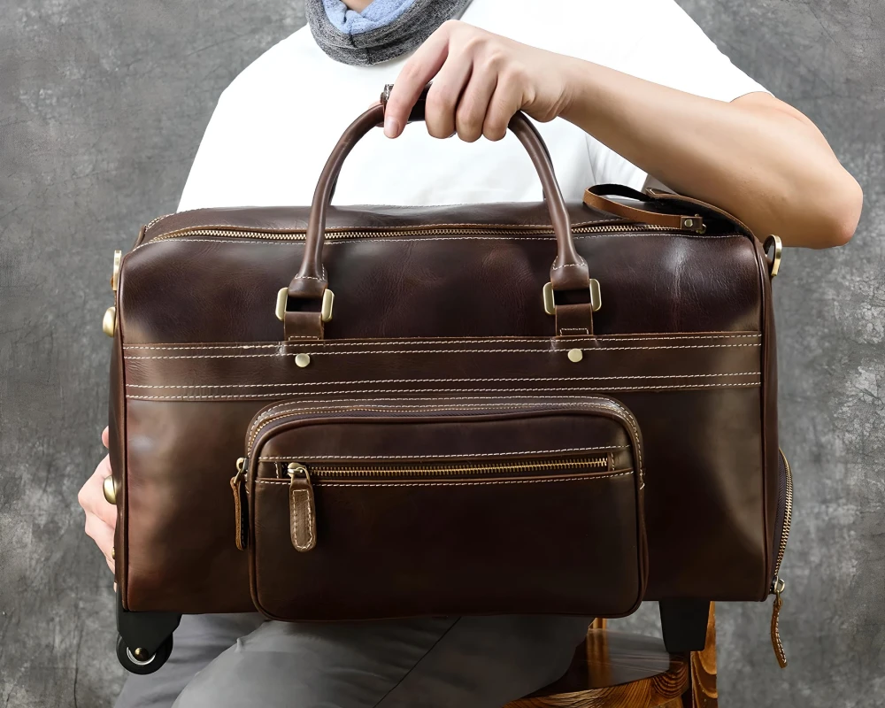 luggage bag with wheels